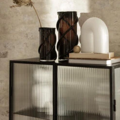 Ferm Living | Haze Vitrine - Reeded Glass - Black -Earl of East Store 1104263106 4 1598862480 750x c3cd27dc 1dc1 4011 9113 39681f823437