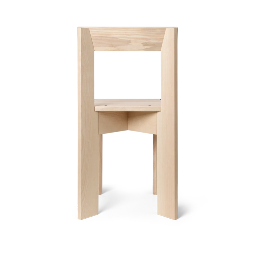 Ferm LIVING | Ark Wooden Dining Chair - Ash 6 Ferm LIVING | Ark Wooden Dining Chair - Ash - Image 4