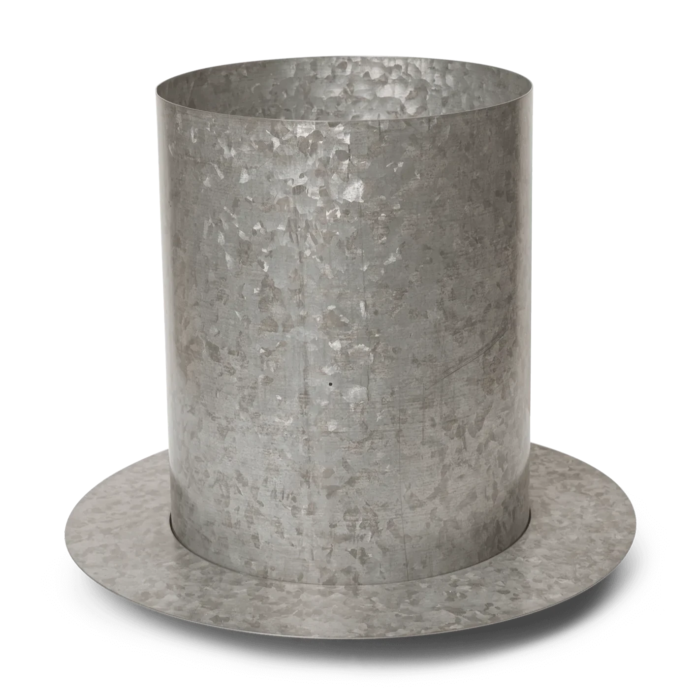 Ferm LIVING | Auran Pot - Galvanized - Large 3 Ferm LIVING | Auran Pot - Galvanized - Large