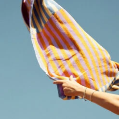 Baggu | Cotton Bath Towel - Hotel Stripes -Earl of East Store Earl of East Baggu Beach Towel 3