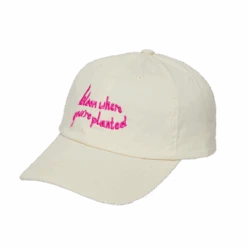 Earl Of East | Embroidered Cotton Cap - Bloom Where You're Planted