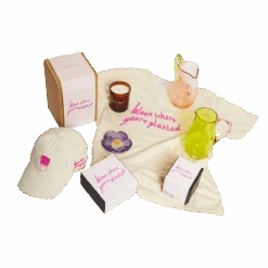 Earl Of East | Embroidered Cotton Cap - Bloom Where You're Planted -Earl of East Store Earl of East Wildflower Group 72dpi