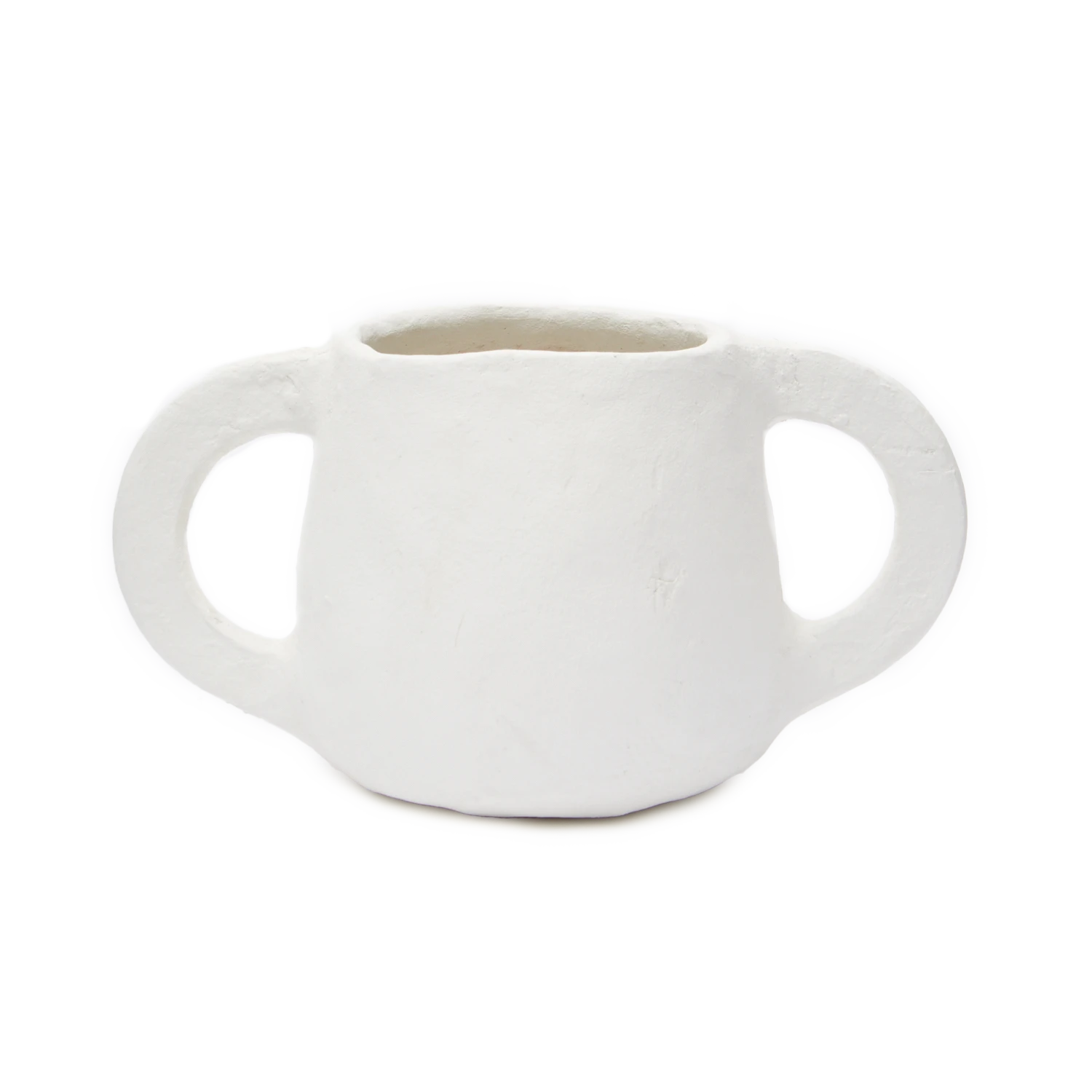 Serax | Papier-Mâché Pot - Beige Large Handle 3 Serax | Papier-Mâché Pot - Beige Large Handle