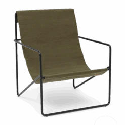 Ferm LIVING | Desert Lounge Chair - Black Frame 12 Ferm LIVING | Desert Lounge Chair - Black Frame -Earl of East Store earl of east ferm living desert chair black frame olive