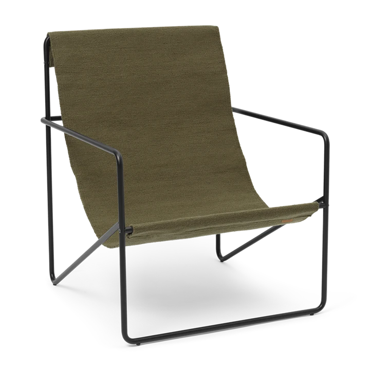 Ferm LIVING | Desert Lounge Chair - Black Frame 7 Ferm LIVING | Desert Lounge Chair - Black Frame - Image 5