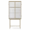 Ferm Living | Haze Vitrine - Reeded Glass - Cashmere -Earl of East Store earl of east ferm living haze reeded vitrine cabinet cashmere 1
