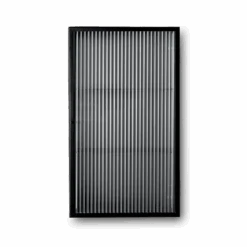 Ferm LIVING | Haze Wall Cabinet - Reeded Glass - Black