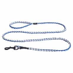 HAY | Dogs Leash - Braided - Blue/Off White