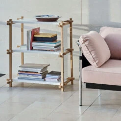 HAY | Woody Shelves - Tall - Triple -Earl of East Store earl of east hay woody shelves lifestyle 2 375fd4a4 bac8 4b0b adf8 8e2c9dab6e6d