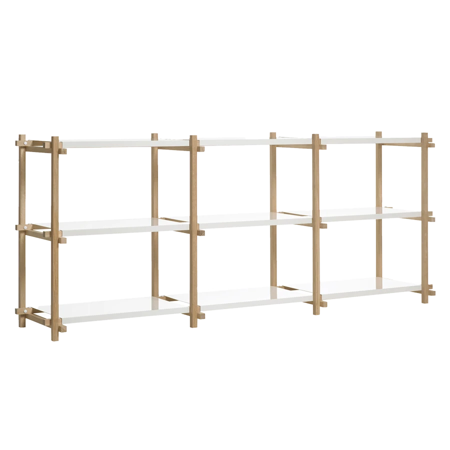 HAY | Woody Shelves - Low - Triple 3 HAY | Woody Shelves - Low - Triple