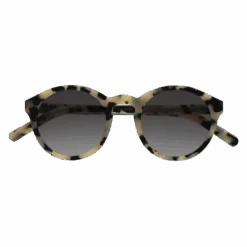 Monokel Eyewear | Barstow Black & White Havana Frame - Grey Gradient Lens