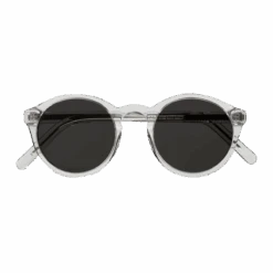 Monokel Eyewear | Barstow Crystal Frame - Grey Solid Lens