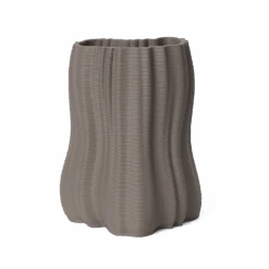 Ferm LIVING | Moire Vase - Small - Anthracite