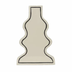 Ferm LIVING | Paste Vase - Curvy - Off White