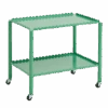 HAY | Arcs Trolly - Two Tier - Jade Green -Earl of East Store hay arcs trolly green 1