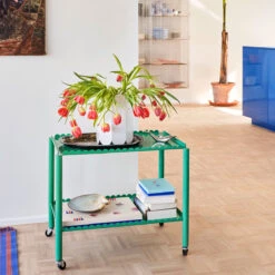 HAY | Arcs Trolly - Two Tier - Jade Green -Earl of East Store hay arcs trolly lifestyle 3