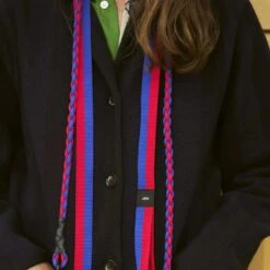 HAY | Dogs Leash - Braided - Red/Blue -Earl of East Store hay dogs leash braided red blue 43412