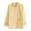 HAY | Outline Pyjama - Long Sleeve Shirt - Yellow -Earl of East Store hay pj shirt yellow