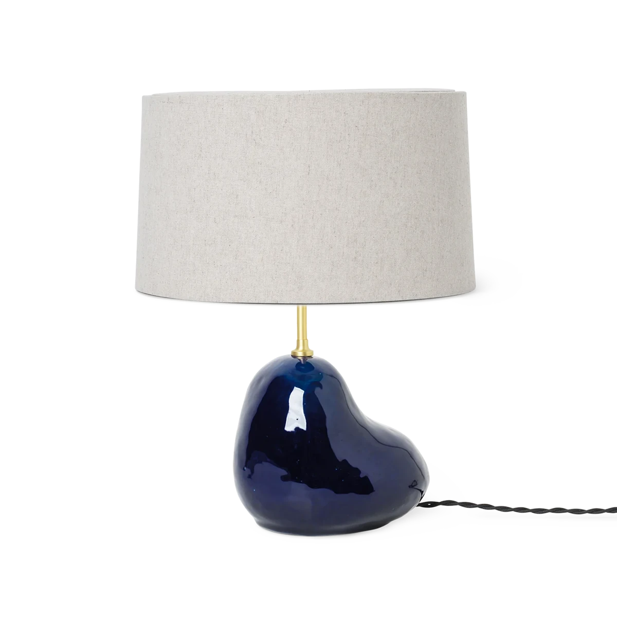 Ferm LIVING | Hebe Lamp Base & Shade - Small - Deep Blue 5 Ferm LIVING | Hebe Lamp Base & Shade - Small - Deep Blue - Image 3