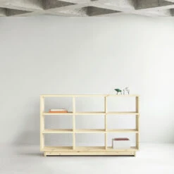 Normann Copenhagen | Plank Bookcase - Pine - Low -Earl of East Store normann bookcase lifestyle 3 4fadd706 0a7d 41b1 8c00 b6c43e76737c