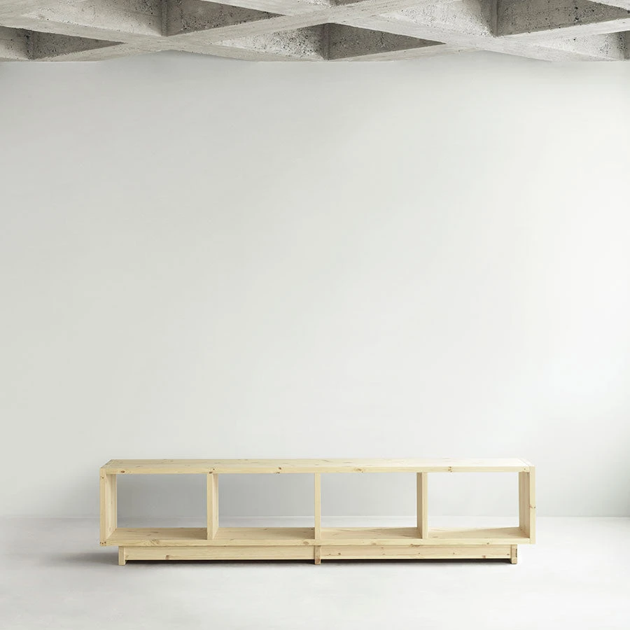 Normann Copenhagen | Plank Bookcase - Pine - High 9 Normann Copenhagen | Plank Bookcase - Pine - High - Image 7