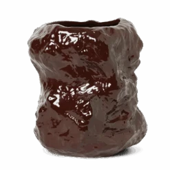 Ferm LIVING | Tuck Vase - Red Brown