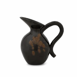 Ferm LIVING | Verso Jug - Black With Brown Splash